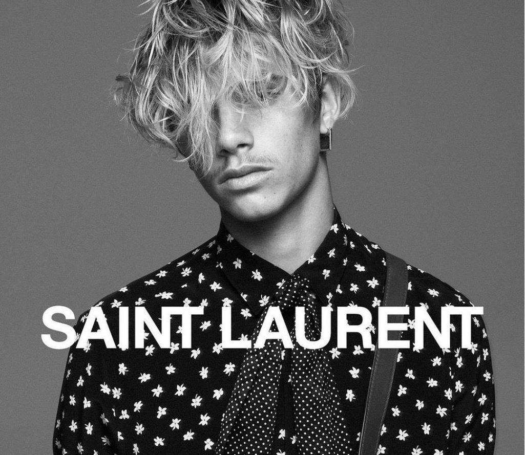 Romeo Beckham signs for Saint Laurent